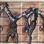 "David's Dance of the Frets" Mixed Media