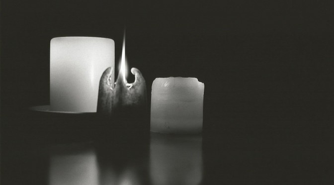 " Firelight " silver gelatin print